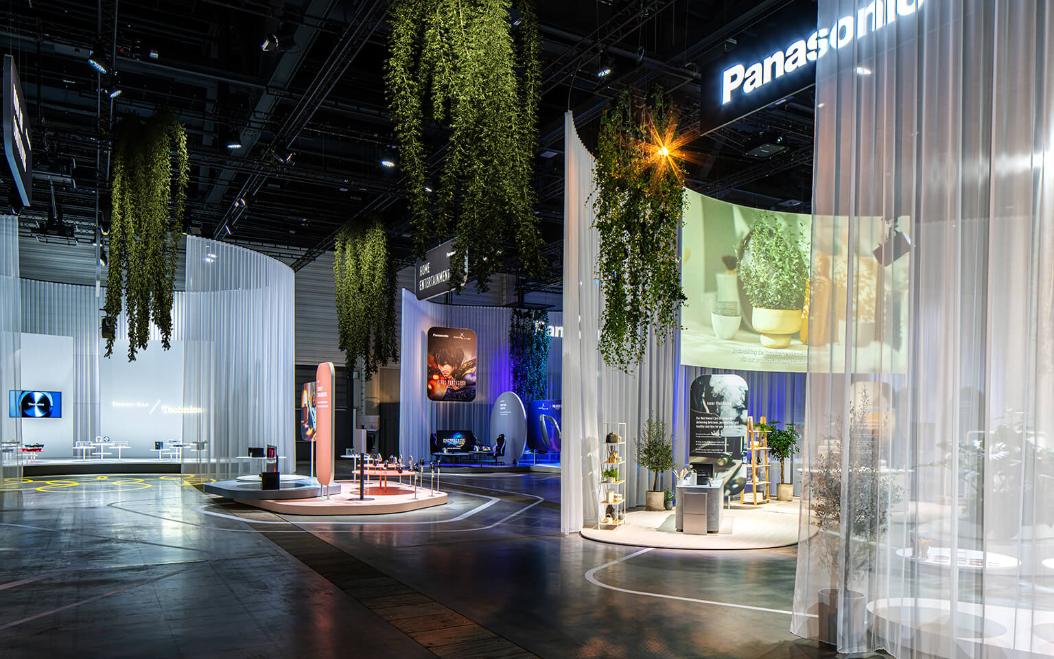 Neues Standkonzept von Panasonic mit nachhaltigem Messebau von Display International mit reduziert CO2-Emissionen um mehr als 70 %