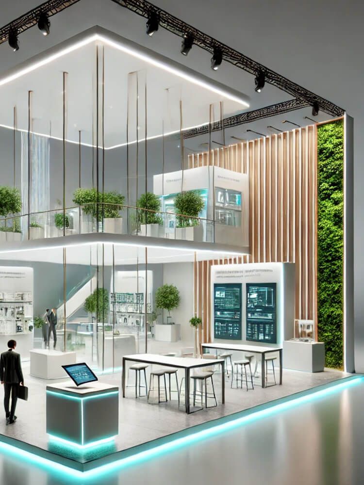 Your partner for custom exhibition stands at PCIM Expo in Nuremberg: Display International creates tailored and sustainable booths for power electronics and drive technology.