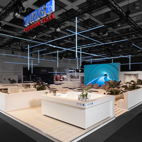 SPITZKE SE Messestand auf der InnoTrans 2026 in Berlin – realisiert von Display International mit D’art Design.