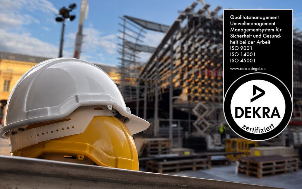 Certification an working security - DIN ISO for standbuilder Display International