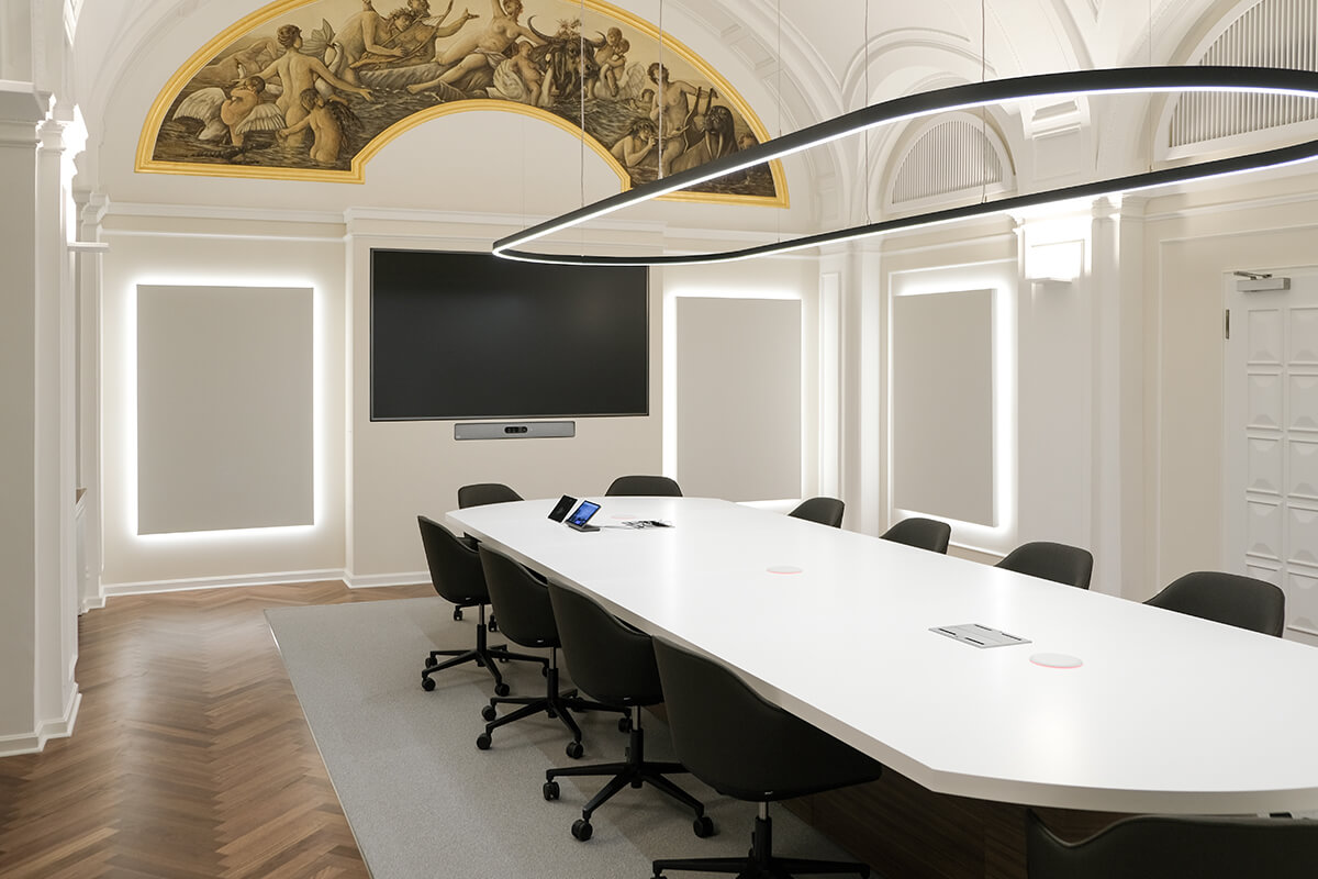 Display International ist Generalunternehmer für den Innenausbau von Büros und Konferenzräumen.