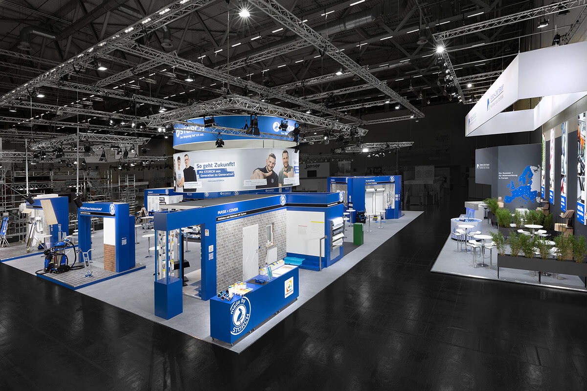 Trade fair city Cologne: stand builder DISPLAY INTERNATIONAL realizes exhibition stands at FAF Farbe.