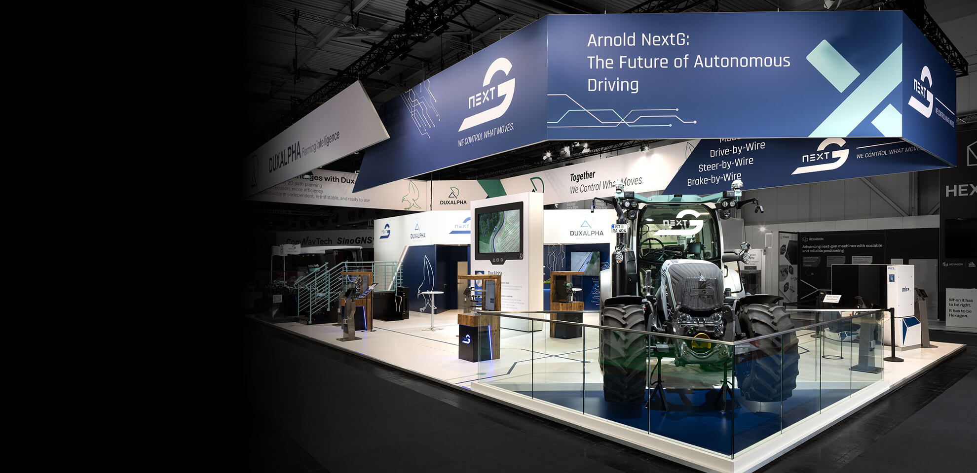 Innovative booth design for Agritechnica Hannover – architecture, planning and execution from a single source.