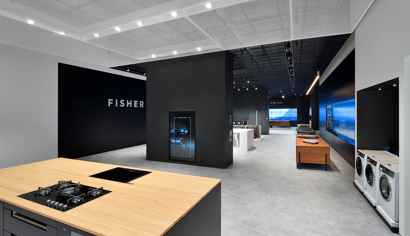 As exhibition stand builder in Berlin at the IFA responsible for the exhibition stand of Fisher&Paykel