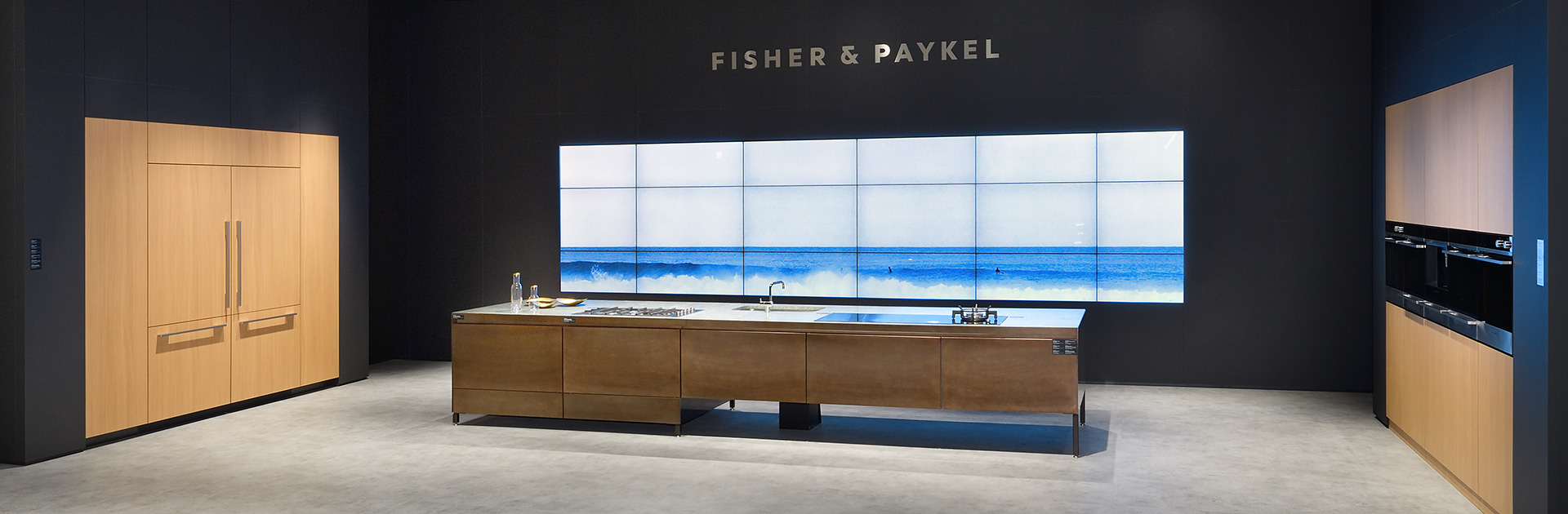 As exhibition stand builder in Berlin at the IFA responsible for the exhibition stand of Fisher&Paykel