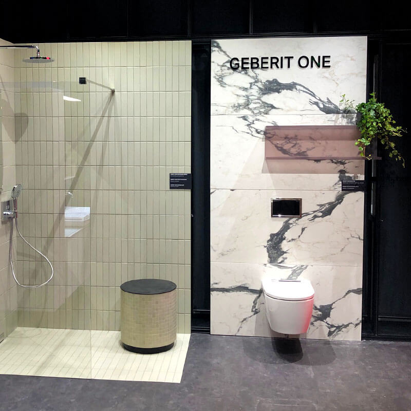 Implementation of the exhibition booth for market leader for sanitary products in Austria.