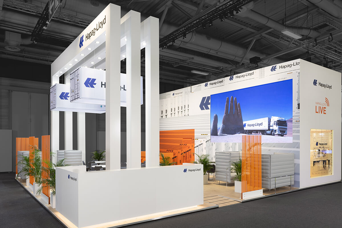 The stand design by stand builder Display International is impressive at Fruit Logistica in Berlin.