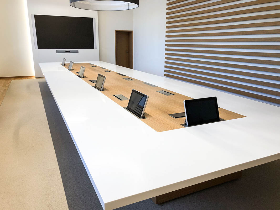 Interior construction for conference rooms and offices with own architecture via DIX concepts