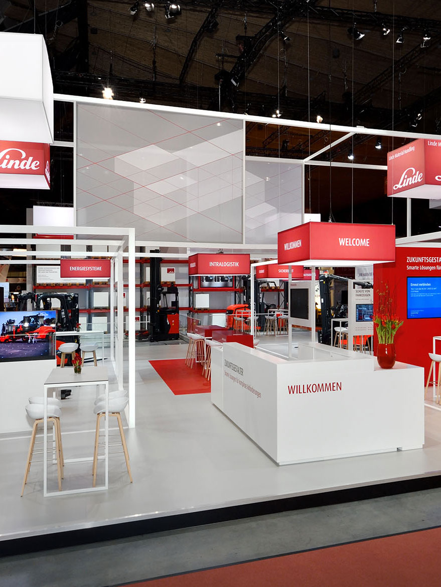 Exhibition Construction company Display International at the Logimat in Stuttgart