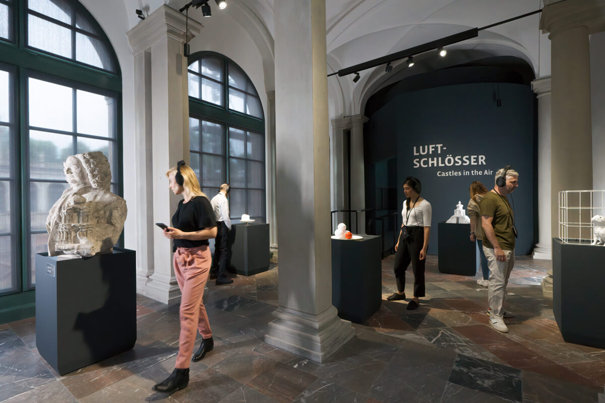 Hochwertiger Innenausbau eines Museums in Dresden.
