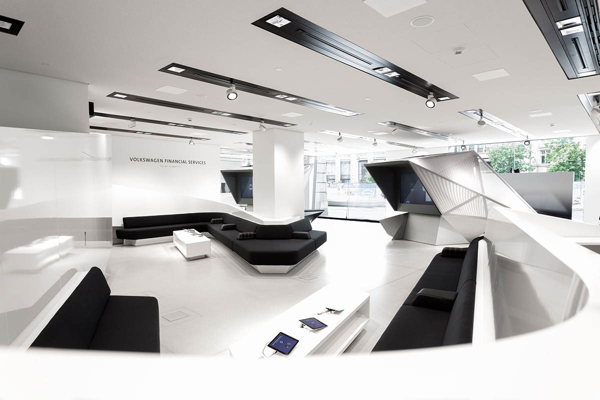Interior finishing Showroom Volkswagen from Display International