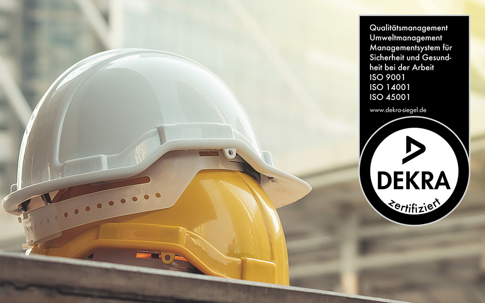 Zertifizierung und Arbeitschutz nach DIN ISO für Messebauer Display International